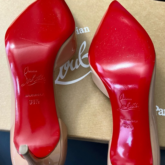 100% AUTHENTIC CHRISTIAN LOUBOUTIN IRIZA 70 MM HEELS 36.5 - Picture 5 of 9